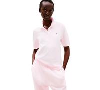 Tommy Hilfiger Polo Manches Courtes Femme Regular Fit, Rose (Light Pink), S