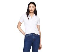 Tommy Hilfiger Polo 1985 – coupe slim manches courtes blanc L Femme