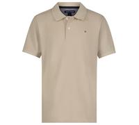 Tommy Hilfiger Polo à Manches Courtes en piqué Ivy, Fermeture à Bouton, Doux et Confortable pour Enfants (Lot de 1), Santal Blanc, 14-16
