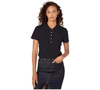 Tommy Hilfiger Polo Classique pour Femme (Standard et Grande Taille), Noir, XX-Large