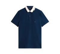Tommy Hilfiger - Polo Col Brodé Coupe Regular - Homme - Tops - Bleu - Taille: S