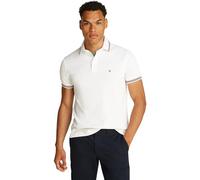 Tommy Hilfiger Polo Coupe ajustée pour Homme MW0MW37346 S/S, Blanc, M, Blanc (Blanc), M
