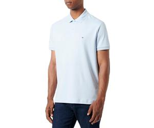 Tommy Hilfiger Polo Homme Liquid Cotton Essential REG, Bleu (Breezy Blue), L