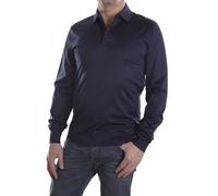 Tommy Hilfiger Polo Homme Solid MERC Jersey Manches Longues (Bleu, S)