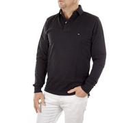 Tommy Hilfiger Polo Homme Wcc Tommy Tricoté Polo L/S RF Ajustement Régulier Noir