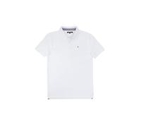 Tommy Hilfiger Polo garçon manches courtes en coton biologique blanc 14 ans