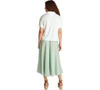 Tommy Hilfiger Polo Manches Courtes Femme Lyocell Relaxed sans Patte de Boutonnage, Blanc (Ecru), XL