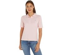 Tommy Hilfiger Polo Manches Courtes Femme Regular Fit, Rose (Delicate Pink), XS