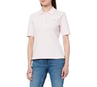 Tommy Hilfiger Polo Manches Courtes Femme Regular Fit, Rose (Light Pink), XL
