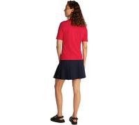 Tommy Hilfiger Polo Manches Courtes Femme Regular Fit, Rouge (Primary Red), M