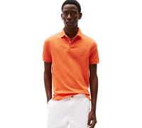 Tommy Hilfiger Polo Manches Courtes Homme 1985 Regular Fit, Orange (Brilliant Orange), M