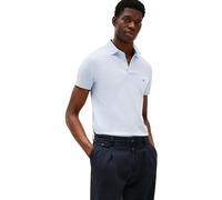 Tommy Hilfiger Polo Manches Courtes Homme 1985 Slim Fit, Bleu (Breezy Blue), XS