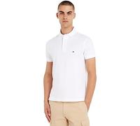 Tommy Hilfiger Polo Manches Courtes Homme 1985 Slim Slim Fit, Blanc (White), XL