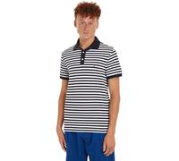 Tommy Hilfiger Polo Manches Courtes Homme 1985 Slim Slim Fit, Bleu (Desert Sky/White), M