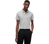 Tommy Hilfiger Polo Manches Courtes Homme 1985 Slim Slim Fit, Gris (Light Grey Heather), M