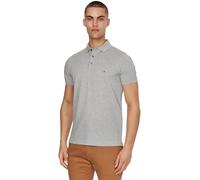 Tommy Hilfiger Polo Manches Courtes Homme 1985 Slim Slim Fit, Gris (Light Grey Heather), S