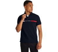 Tommy Hilfiger Polo Manches Courtes Homme Chest Insert Regular Fit, Bleu (Desert Sky), L