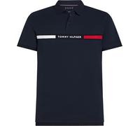 Tommy Hilfiger Polo Manches Courtes Homme Chest Insert Regular Fit, Bleu (Desert Sky), M