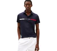 Tommy Hilfiger Polo Manches Courtes Homme Chest Insert Regular Fit, Bleu (Desert Sky), XL
