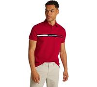 Tommy Hilfiger Polo Manches Courtes Homme Chest Insert Regular Fit, Multicolore (Medium Red), L
