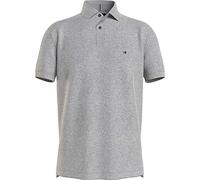 Tommy Hilfiger Polo Manches Courtes Homme Core 1985 Regular Fit, Gris (Medium Grey Heather), L