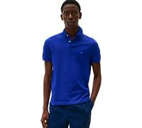 Tommy Hilfiger Polo Manches Courtes Homme Regular Fit avec Patte de Boutonnage, Bleu (Wedge Blue), L