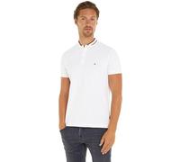 Tommy Hilfiger Polo Manches Courtes Homme Regular Fit, Blanc (White), XS