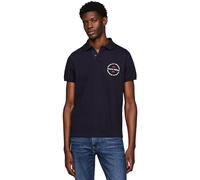 Tommy Hilfiger Polo Manches Courtes Homme Regular Fit, Bleu (Desert Sky), L