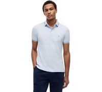 Tommy Hilfiger Polo Manches Courtes Homme Tipped Seasonal Slim Fit, Bleu (Breezy Blue), L