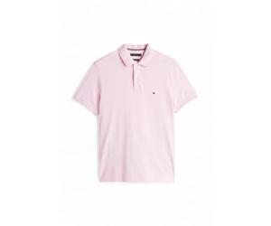 Tommy Hilfiger - Polo Oxford Coupe Droite à Détails Contrastés - Homme - Tops - Rose - Taille: S