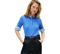 Tommy Hilfiger Polo piqué 1985 REG SS WW0WW43224 S/S pour Femme, Bleu (Bleu Fascinant), XL, Bleu (Bleu Fascinant), XL
