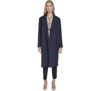 Tommy Hilfiger Ponte Trench Coat Jacket Blazer, Midnight, L Femme