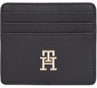 Tommy Hilfiger Porte-Carte Femme Soft Logotape Petit, Noir (Black), Taille Unique