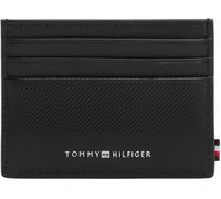Tommy Hilfiger Porte-Carte Homme Foundation en Cuir, Noir (Black), Taille Unique