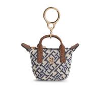 TOMMY HILFIGER Porte-clés 'TH Monogram Plaque' bleu / bleu marine / marron / blanc, Taille One Size