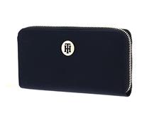 Tommy Hilfiger Porte-Monnaie Femme Poppy TH Sust Large Grand Modèle, Bleu (Desert Sky), Taille Unique
