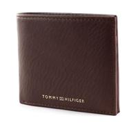 Tommy Hilfiger Porte-Monnaie Homme TH Premium Leather Mini CC Wallet Petit Modèle, Marron (Dark Chestnut), Taille Unique