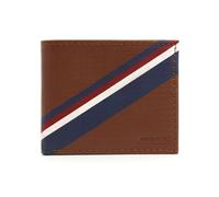 Tommy Hilfiger Portefeuille en cuir à deux volets pour homme Honey Tan