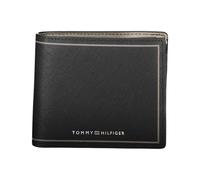 Tommy Hilfiger - Portefeuille en cuir noir - Homme - Accessoires - Noir - Taille: ONE Size