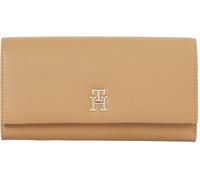 Tommy Hilfiger Portefeuille Femme Legacy Flap à Rabat, Beige (Safari Canvas), Taille Unique