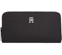 Tommy Hilfiger Portefeuille Femme Poppy Large Fentes pour Cartes, Noir (Black), Taille Unique