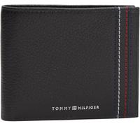Tommy Hilfiger Portefeuille Central TH CC & Coin AM0AM14233 – 2 volets Homme – Noir Taille Unique