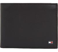 Tommy Hilfiger Porte-monnaie homme Eton Trifold, compartiment monnaie, noir, taille unique
