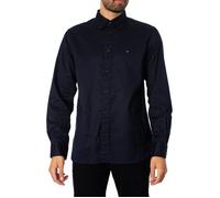 Tommy Hilfiger Pour des hommes Chemise en popeline Core Flex, Bleu M