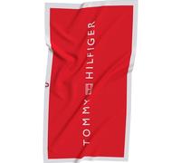 Tommy Hilfiger pour des Hommes Serviette Originale, Rouge, One Size