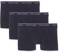 Tommy Hilfiger Premium Essential Trunk - Boxer - Uni - Lot de 3 - Homme - Bleu (Peacoat) - Small (Taille Fabricant: SM)