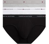Tommy Hilfiger Premium Essentials Stretch Cotton 3-Pack Brief, Navy with Olive Night/Peacoat/Glacier Grey