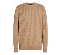 Tommy Hilfiger - Pull à Capuche Classique en Maille - Homme - Pulls - Beige - Taille: XL