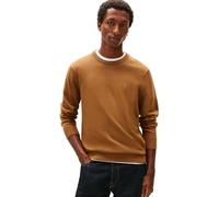 Tommy Hilfiger Pull à col Rond en Coton SSNL Essential MW0MW399999 pour Homme, Marron, Taille M, Marron (Highland Kaki), M