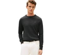 Tommy Hilfiger Pull à col Rond pour Homme Coupe Droite, Gris foncé chiné, 3XL